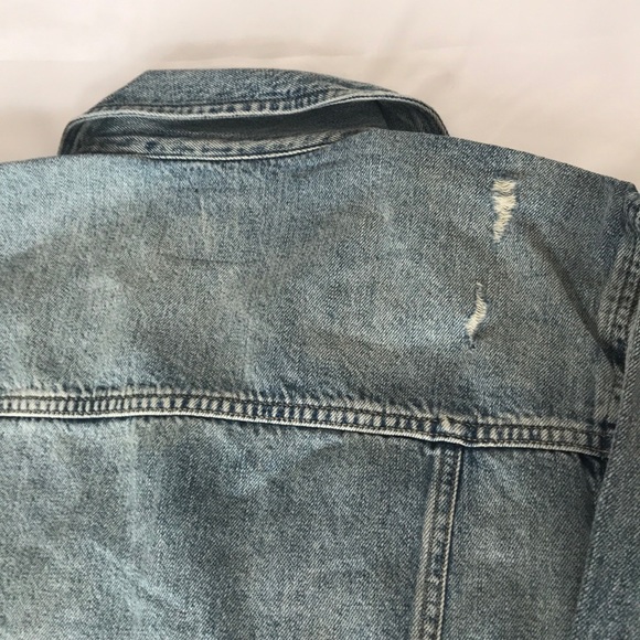 Lucky Brand Boyfriend Jean Jacket Distressed Sizes S and L NWT - Picture 7 of 14